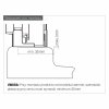 NEW TRENDY Kabina prysznicowa Smart, drzwi przesuwne 160x90x200 EXK-4051